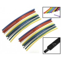 SET 20 GUAINE GUAINA TERMORESTRINGENTE TONDE COLORATE DIAMETRO 5 mm LUNG. 120 mm