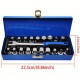 SET 20 PZ DI BUSSOLE X TAPPI DI SCARICO OLIO DA 3/8 CON MANICO A LEVA SNODABILE