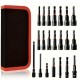 SET 21 INSERTI MAGNETICI SVITA BULLONI IN MILLIMETRI E POLLICI 65 mm + PROLUNGHE