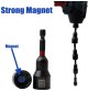 SET 21 INSERTI MAGNETICI SVITA BULLONI IN MILLIMETRI E POLLICI 65 mm + PROLUNGHE