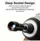 SET 21 INSERTI MAGNETICI SVITA BULLONI IN MILLIMETRI E POLLICI 65 mm + PROLUNGHE