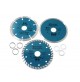 SET 3 DISCHI DA TAGLIO DIAMANTATI MISTI 115 mm X SMERIGLIATRICE ANGOLARE - FLEX