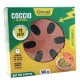 SET 3 PEZZI CONTENITORE IN TERRACOTTA COCCIO PER SPIRALI ZANZARE + 10 RICARICHE