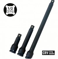 SET 3 PROLUNGHE PER CHIAVI A BUSSOLA AD IMPATTO DA 1/2 IN ACCIAO CHROME VANADIUM