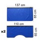 SET 3 PZ TELO MAGNETICO COPERTURA PROTEZIONE X PARAFANGO E FRONTALE CARROZ. AUTO
