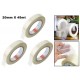 SET 3 ROTOLI NASTRO ADESIVO TRASPARENTE RINFORZATO CON FIBRA DI VETRO 20mm X 45m