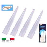 SET 4 BECCUCCI DI RICAMBIO X CARTUCCE DI SIGILLANTE  