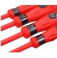 SET 4 CACCIAVITI GIRAVITI CERCAFASE ISOLATI PUNTA TAGLIO E CROCE MAGNETICA