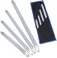 SET 4 PEZZI LEVA SMONTA GOMME 300 - 600 mm IN ACCIAIO FORGIATO SMONTAGOMME