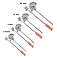 SET 4 PIEGATUBI PIEGA TUBI PER TUBI IN RAME E ALLUMINIO 10 12 14 16 mm