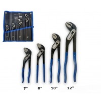 SET 4 PINZA A PAPPAGALLO REGOLABILI POLIGRIP IN ACCIAIO FORGIATO 7