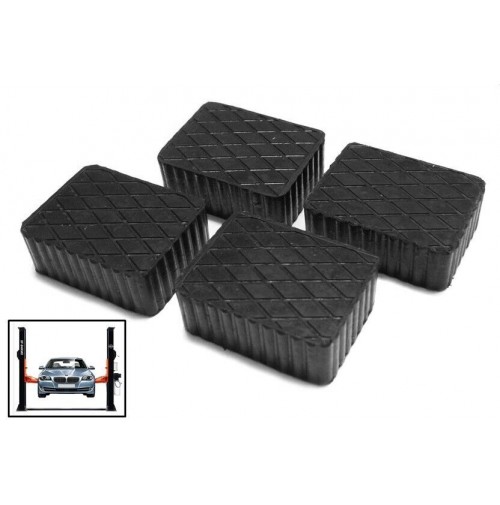 SET 4 TAMPONI SPESSORI IN GOMMA PIENA 160X120mm X CRIC SOLLEVATORE  AUTOMOBILI