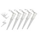 SET 5 BECCUCCI UGELLI PER CARTUCCIA DI COLLA O SILICONE ORIENTABILI A 90 GRADI
