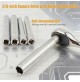 SET 5 CHIAVI A BUSSOLA PROLUNGATE 120 mm ATTACCO DA 3/8 + ADATTATORE DA 1/4 CR-V