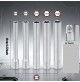 SET 5 CHIAVI A BUSSOLA PROLUNGATE 120 mm ATTACCO DA 3/8 + ADATTATORE DA 1/4 CR-V