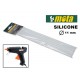 SET 6 STICK DI SILICONE TRASPARENTE DI DIAMETRO 11 X 300 mm PER PISTOLA A CALDO