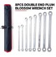SET 8 CHIAVI AD OCCHIO EXTRA LUNGHE PROFILO INTERNO MULTIGRIP A 12 PUNTI 6-24 mm