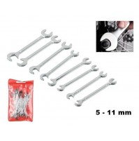 SET 8 MINI CHIAVI SOTTILI - 3 mm -IN ACCIAIO FORGIATO 5 - 11 mm