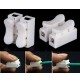 SET 8 PEZZI MORSETTI MORSETTO CONNETTORE A LEVA (NO VITI) PER CAVI ELETTRICI 10A