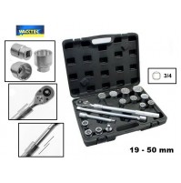 SET CHIAVE ALLUNGABILE + BUSSOLE DA 3/4 -16 PZ 19-50 mm PROF x CAMION E TRATTORI