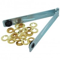 SET DI 24 OCCHIELLI X TELONI (12 COPPIE) DIAMETRO INTERNO 10 mm CON APPLICATORE