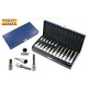 SET DI CHIAVI A BUSSOLA TORX MASCHIO 18 PEZZI IN ACCIAIO CHROME VANADIUM 1/2-1/4