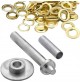 SET DI OCCHIELLI DA 14 mm CON APPLICATORE 103 PEZZI PER TELONI CINGHI CUOIO