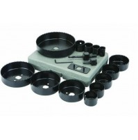 SET SEGHE A TAZZA 16 PEZZI  PER LEGNO e CARTONGESSO PLASTICA 19 -- 127 mm