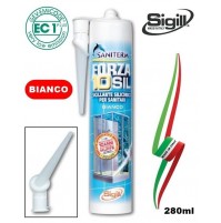 SIGILLANTE SILICONICO ACETICO SANITARIO SPECIALE ALTISSIMA QUALITÀ 280ml BIANCO