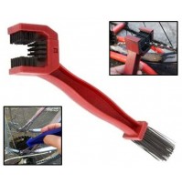 SPAZZOLA PULISCI CATENA DOPPIO USO PER MOTO E BICICLETTA LUNGHEZZA 250 mm