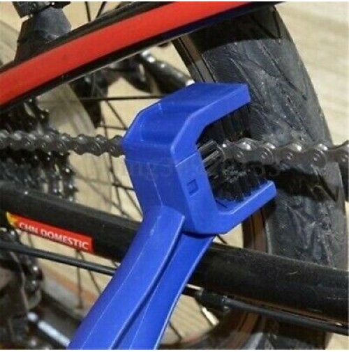 SPAZZOLA PULISCI CATENA DOPPIO USO PER MOTO E BICICLETTA LUNGHEZZA 250 mm