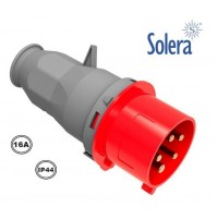 SPINA VOLANTE INDUSTRIALE TRIFASE MASCHIO CEE 5 POLI (3P+T+N) 16A PROT. IP44