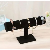 SUPPORTO ESPOSITORE PORTA BRACCIALI E OROLOGI SINGOLO RIVESTIMENTO VELLUTATO