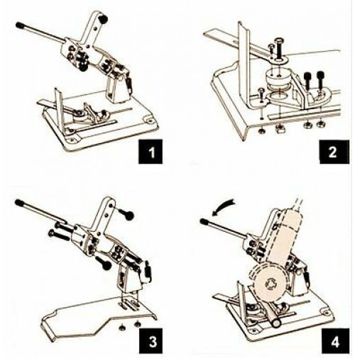 Prodotto: 10501T - SUPPORTO PER SMERIGLIATRICE ANGOLARE 115-125MM - TOLSEN  ( - ACCESSORI PER ELETTROUTENSILI); 10501