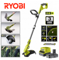 TAGLIABORDI A BATTERIA RICARICABILE 18V - 2.0Ah TAGLIO 25/30cm ORIENTABILE RYOBI