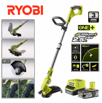 TAGLIABORDI A BATTERIA RICARICABILE 18V - 2.5Ah TAGLIO 25/30cm ORIENTABILE RYOBI