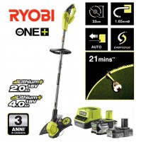 TAGLIABORDI DOPPIA FUNZIONE DOPPIA BATTERIA 18V - 2.0 & 4.0Ah STEP-TO-EDGE RYOBI