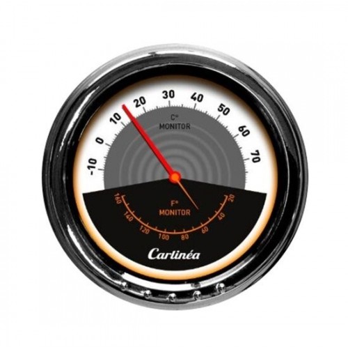 TERMOMETRO ANALOGICO PER AUTO E CASA DOPPIA MISURAZIONE °C/°F DIAMETRO 50 mm