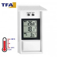 TERMOMETRO DIGITALE EST. E INT.  TEMPERATUTA MIN. E MAX. °C e °F  