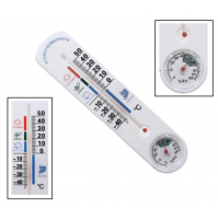 TERMOMETRO IGROMETRO ANALOGICO -40+50 °C MISURA TEMPERATURA E UMIDITA' 