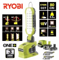 TORCIA LAMPADA A LED PER AREE DI LAVORO A BATTERIA 18V - 2.0 & 4.0Ah   