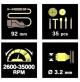 UTENSILE ROTATIVO MULTIFUNZIONE TIPO DREMEL + ACCES. A BATTERIA 18V (BATT. ESCL)