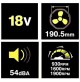VENTILATORE PORTATILE A BATTERIA 18V - 2.0 & 4.0Ah - 930-1900 giri/min RYOBI
