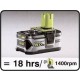 VENTILATORE PORTATILE A BATTERIA 18V (BATTERIA ESCLUSA) 1400-2100 giri/min RYOBI
