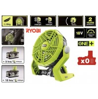 VENTILATORE PORTATILE A BATTERIA 18V (BATTERIA ESCLUSA) 1400-2100 giri/min RYOBI