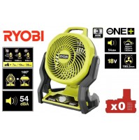 VENTILATORE PORTATILE A BATTERIA 18V (BATTERIA ESCLUSA) 930-1900 giri/min RYOBI