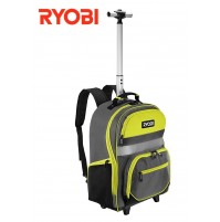 ZAINO ORGANIZER PORTA UTENSILI VUOTO CON RUOTE E BASE RIGIDA IN POLIESTERE RYOBI