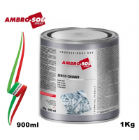  ZINCO CHIARO PROTETTIVO VERNICE ZINCANTE A FREDDO PER ESTERNI 900ml 