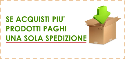 Per acquisti multipli paghi una sola spedizione